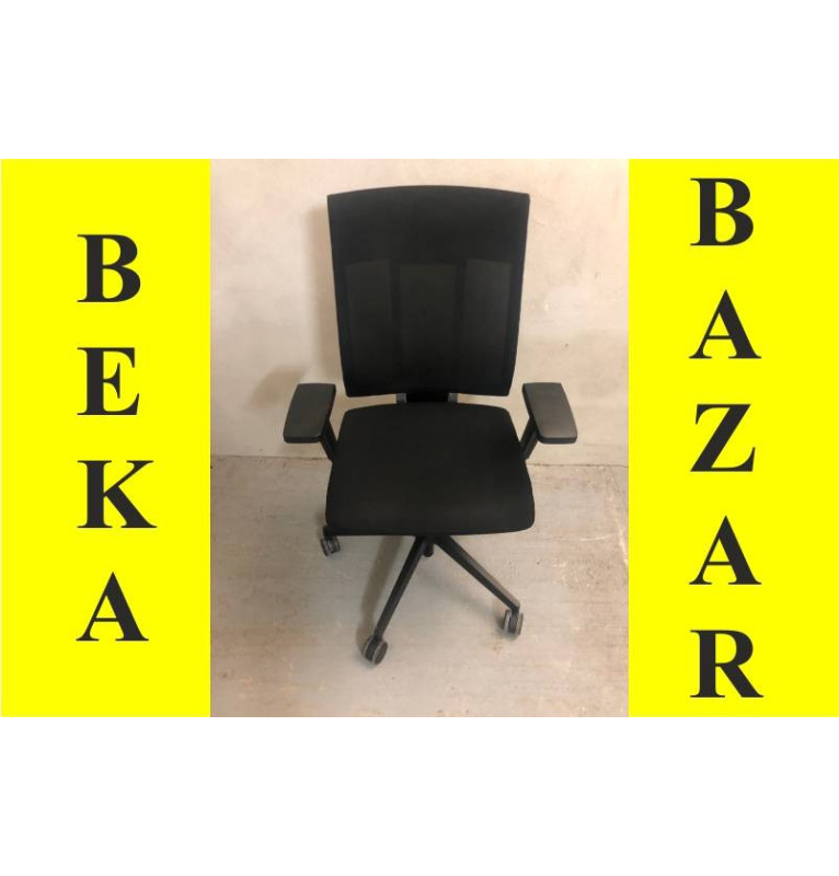 Kancelárska koliesková stolička PROFIM - čierna farba
