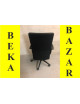 Kancelárska koliesková stolička Profim - čierna farba