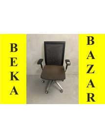 Kancelárska koliesková stolička Techo - hnedá farba