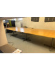 Kancelářský zasedací stůl 4,4 metrů- KINNARPS dekor buk