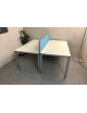 Kancelársky stôl v bielom dekore - TECHO/AHREND