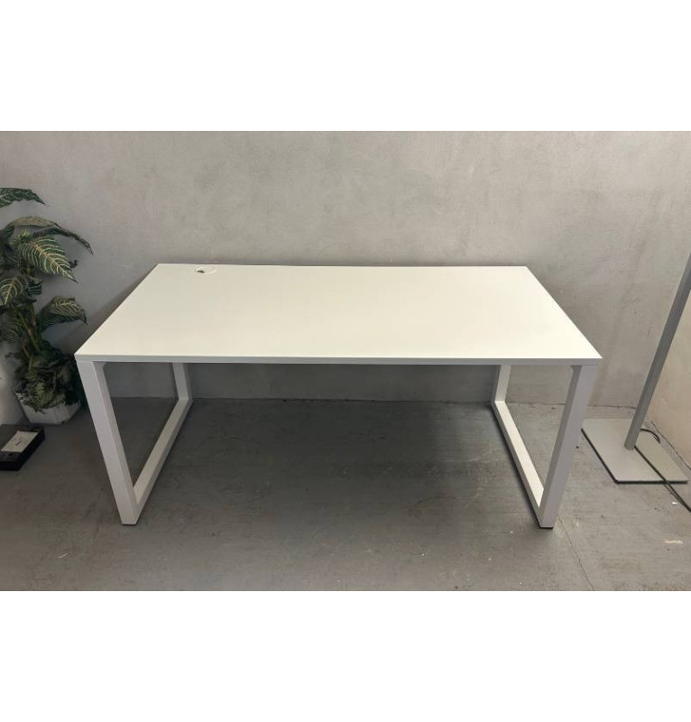 Kancelársky PC stôl biely - TECHO