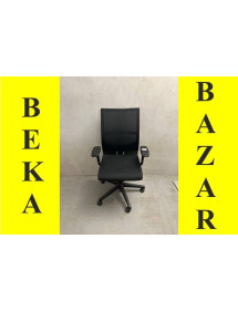 Kancelárska koliesková stolička čiernej farby - Haworth