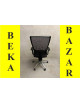 Kancelárska koliesková stolička LD - čierna farba, sieťovaný chrbát