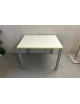 Kancelársky PC/ prísediaci stôl - biely dekor