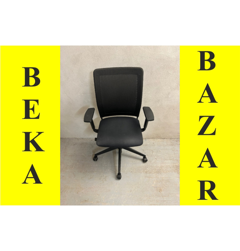 Kancelářská kolečková židle Weisner hager - černá barva