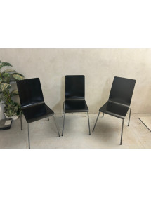 Kancelářská přísedící židle Ikea - Martin - černá barva