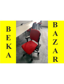 Kancelářská kolečková židle Ahrend - červená