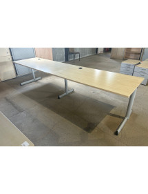 Kancelářský dvojstůl Steelcase - světlý dekor