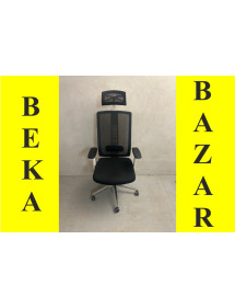 Kancelárska koliesková stolička SEGO - čierna farba