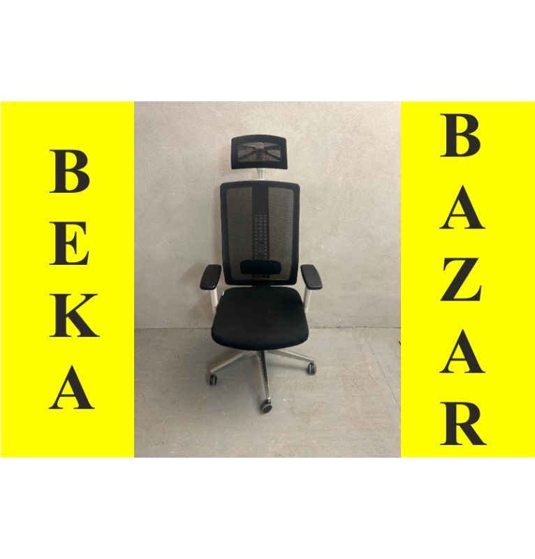 Kancelárska koliesková stolička SEGO - čierna farba