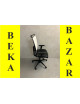 Kancelárska koliesková stolička LD - kožená čierno-biela