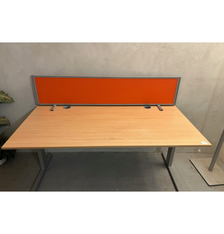 Kancelářský paravan Techo - oranžová barva