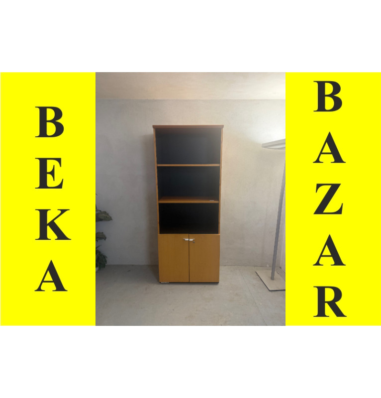 Kancelárska delená skriňa Steelcase - dekor buk