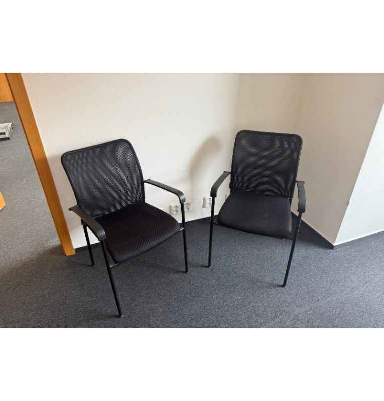 Kancelárska prísediaca stolička Office Pro Triton- čierna