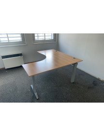 Kancelársky PC stôl Techo L - dekor buk