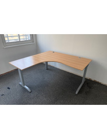 Kancelársky PC stôl Techo L - dekor buk