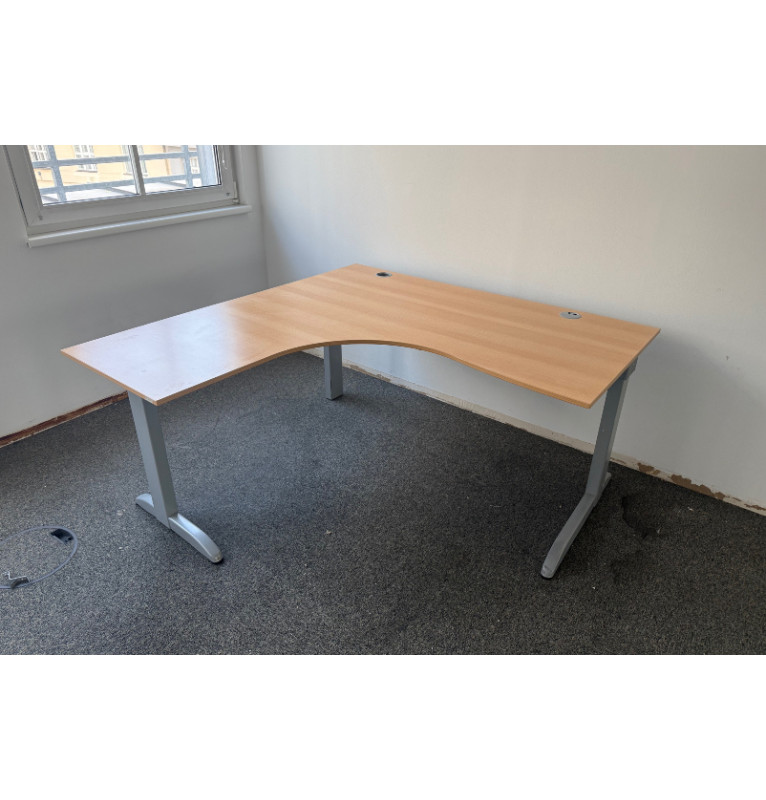 Kancelársky PC stôl Techo L - dekor buk