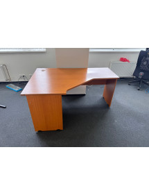 Kancelářský Pc stůl L  dekor třešeň