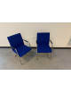 Kancelářská přísedící židle modrá - LD seating