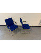 Kancelářská přísedící židle modrá - LD seating