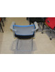 Kancelářská zasedací židle LD - modré opěradlo