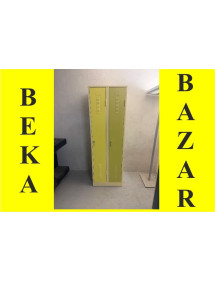 Šatní plechové dvojskříně - barevné