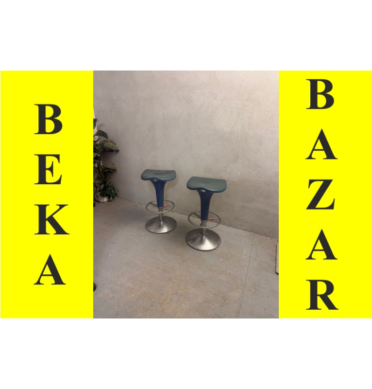 Barová židle na jedné noze -  zelená