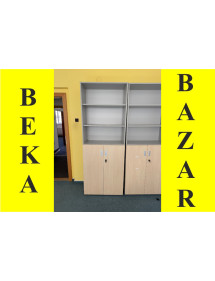 Kancelářská skříň dělená světlý dekor