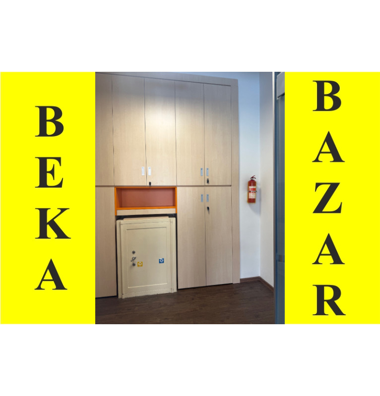 Kancelárska skriňa regálová dvojdielna - svetlý dekor