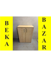 Kancelárska regálová skriňa - svetlý dekor