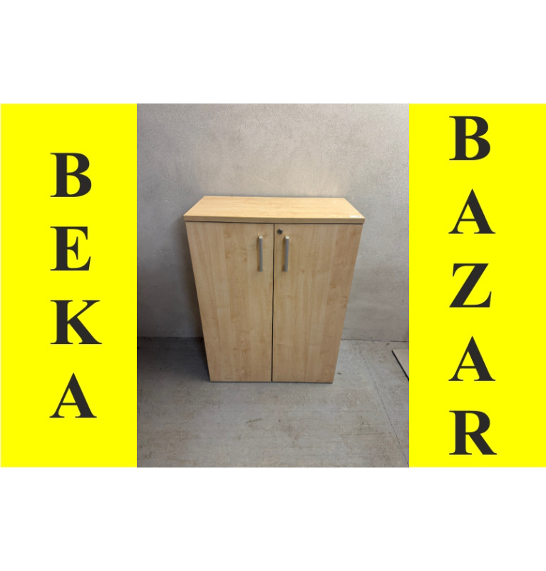 Kancelárska regálová skriňa - svetlý dekor