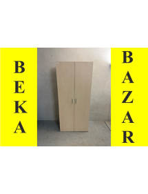 Kancelářská regálová skříň dělená - světlý dekor