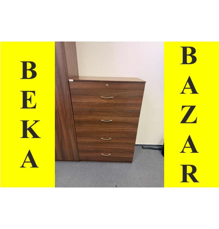 Kancelárska skriňa / kartotéka - dekor orech