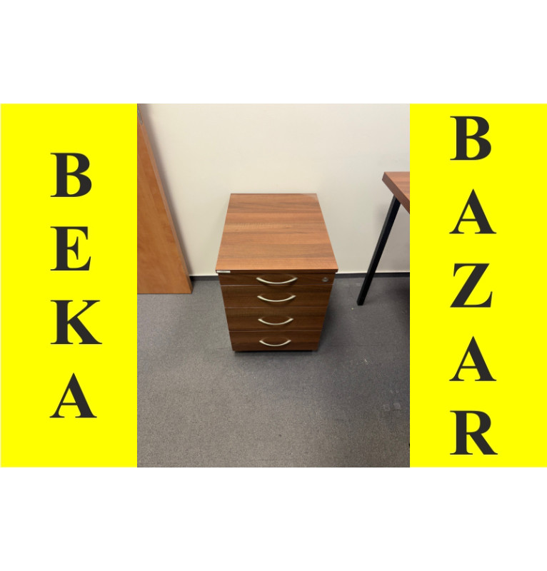 Kancelářský kontejner pod stůl - dekor ořech