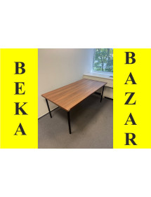 Kancelářský přísedící stůl - dekor ořech