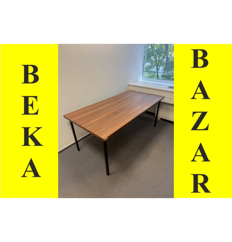 Kancelářský přísedící stůl - dekor ořech