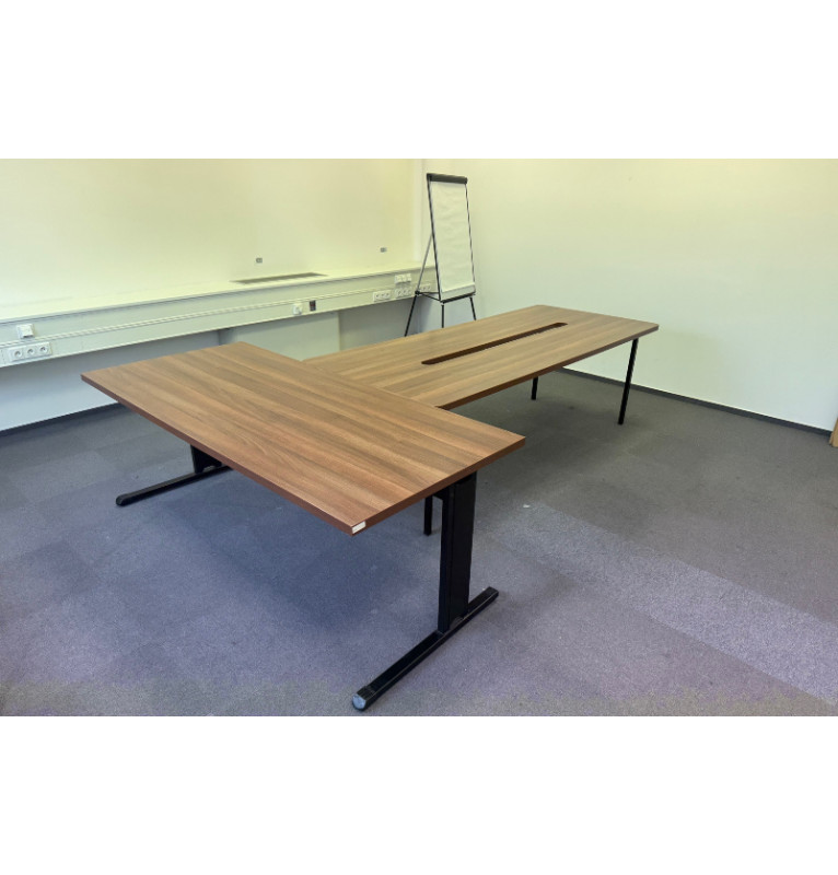 Kancelársky PC stôl - dekor orech