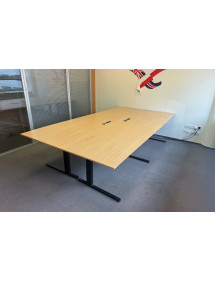 Kancelársky zasadací stôl Techo - 4 dielny, dekor buk