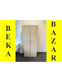 Kancelárska regálová skriňa - svetlý dekor