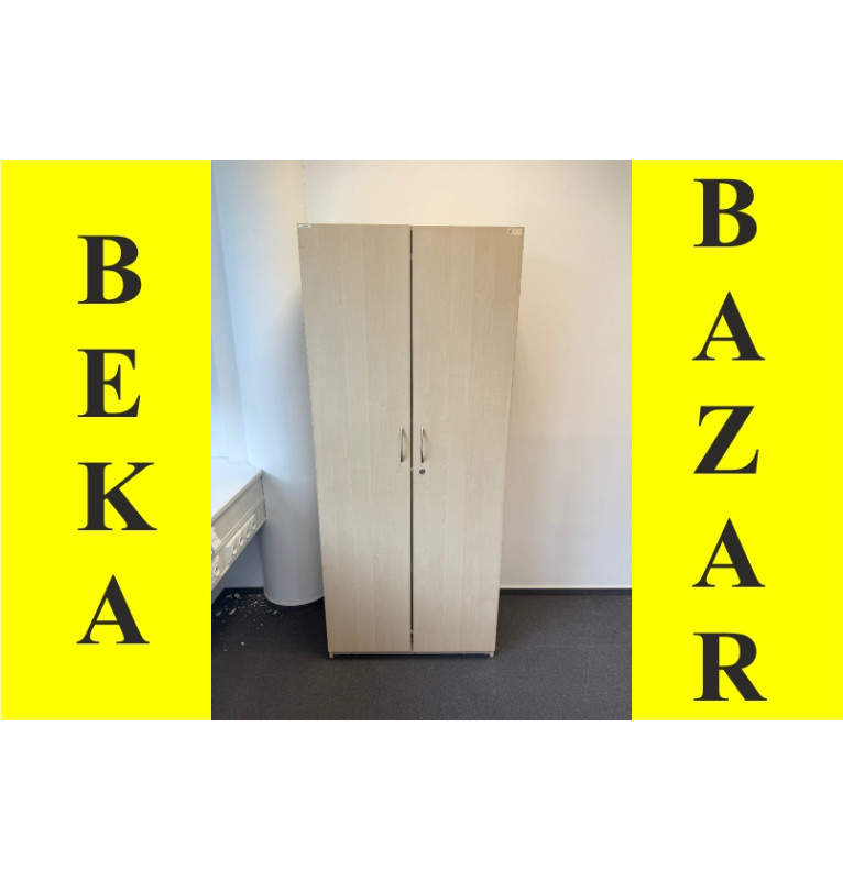 Kancelárska regálová skriňa - svetlý dekor