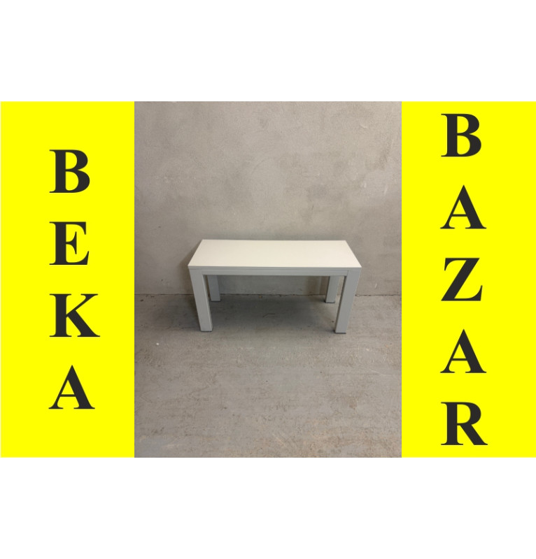 Bielo šedá lavica do šatne - pevná konštrukcia