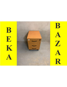 Kancelářský kontejner pod stůl - dekor hnědá hruška