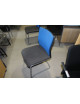 Zasedací kancelářské židle Steelcase šedo modrá