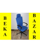 Modrá kancelářská kolečková židle