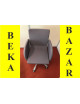 Kolečková přísedící židle Kinnarps šedá