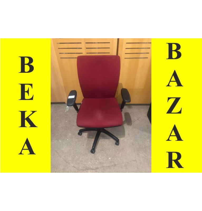 Kancelářská kolečková židle Antares červená