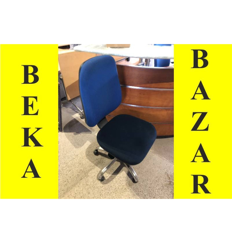 Kancelárska stolička koliesková modrá