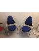 Přísedící kancelářská židle Cazzaro - modrá