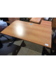 Kancelářský PC stůl rovný dekor hnědá hruška